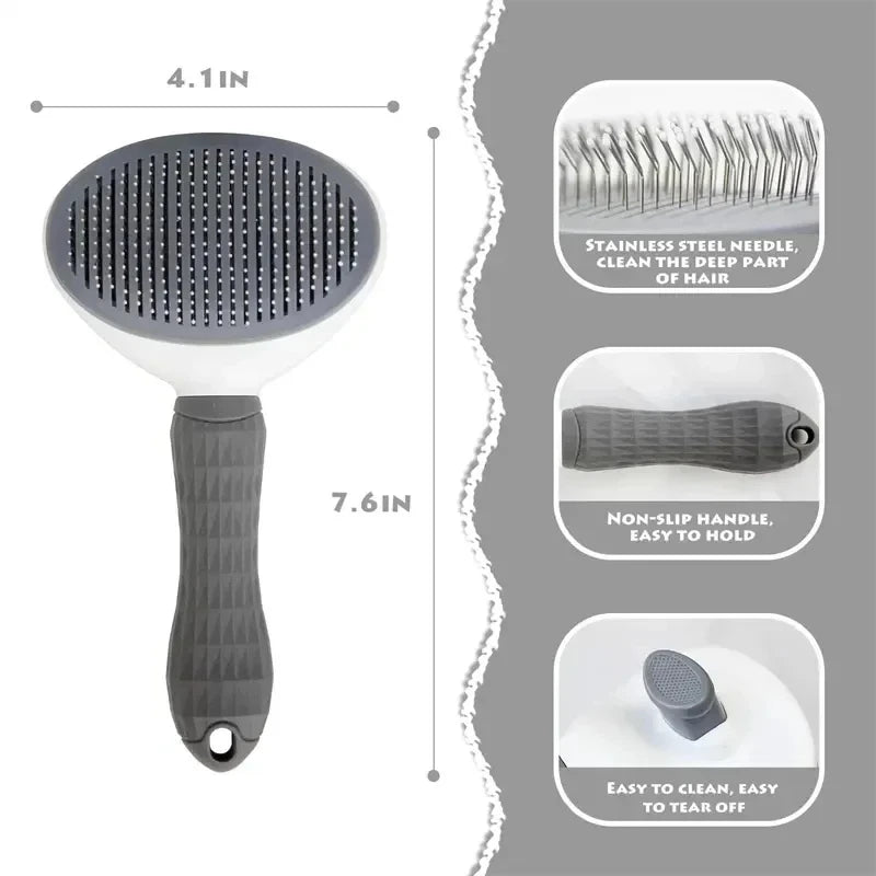 QuickClean Pet Hair Brush