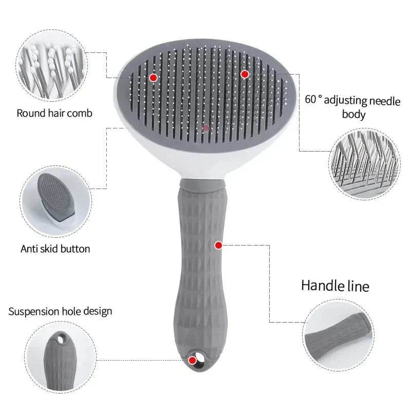 QuickClean Pet Hair Brush